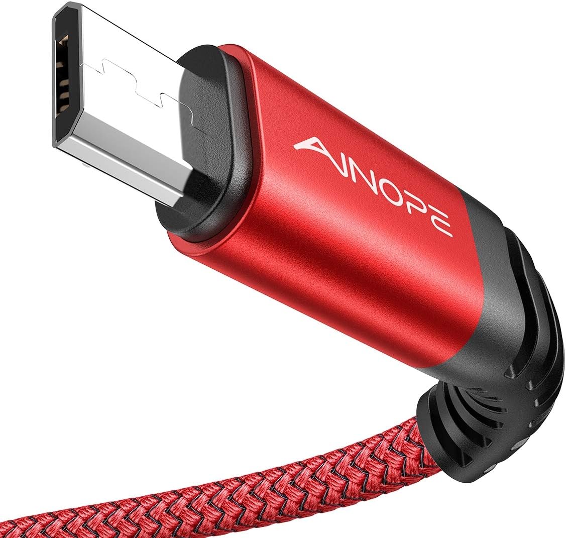 2 Pack 6.6FT Micro USB Cable Android Charger AINOPE Micro USB Cable, Android Charger Cord Compatible with Galaxy S6,J7 Edge Note 5 Durable Nylon Material (Grey)