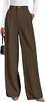 PRETTYGARDEN Womens Wide Leg Dress Pants 2026 Business Casual Flowy Work Palazzo Pants High Waisted Slacks Trousers