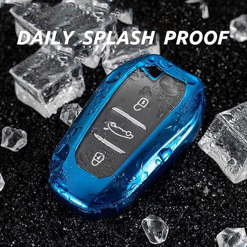 Miniatura 5 de ZYHYCH TPU Car Key Case CoverFit For Peugeot 2008 3008 5008 For Citroen C4 C6 C3-XR Picasso DS3 DS4 DS5 DS6silver 3
