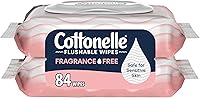 Vista 7 de Cottonelle GentlePlus Toallitas húmedas desechables con aloe y vitamina E, 8 paquetes con tapa abatible, 42 toallitas por paquete