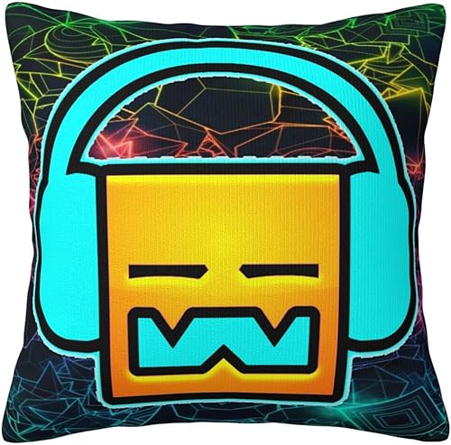 Miniatura 8 de NALCKA Geometry Anime Dash - Fundas de almohada decorativas de 18 x 18 pulgadas, funda cuadrada para sala de estar, dormitorio, sofá, coches