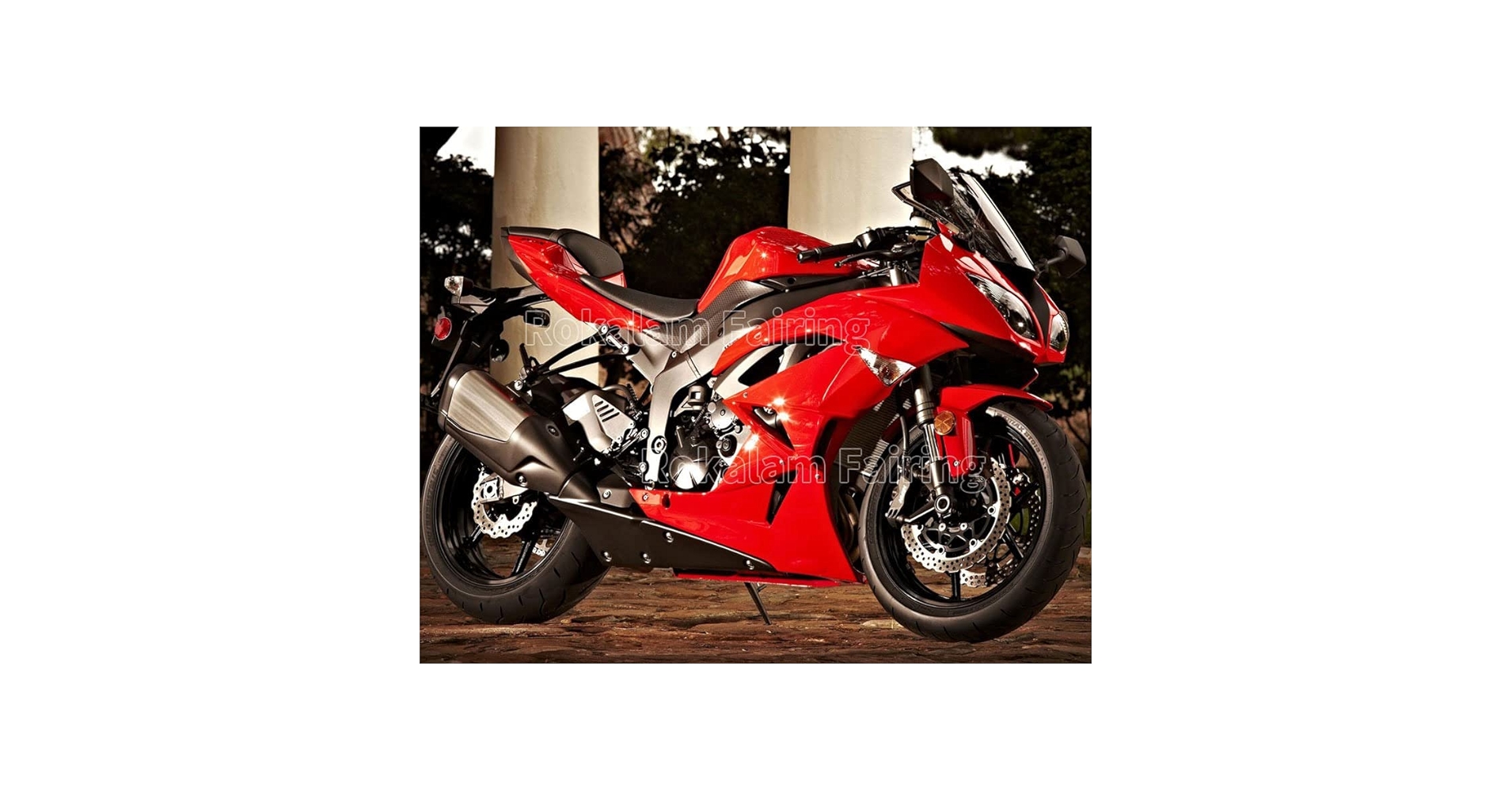 赤黒フェニックス　パーツ Gloss Black and Red Phoenix Edition - 2019 To 2023 ZX-6R