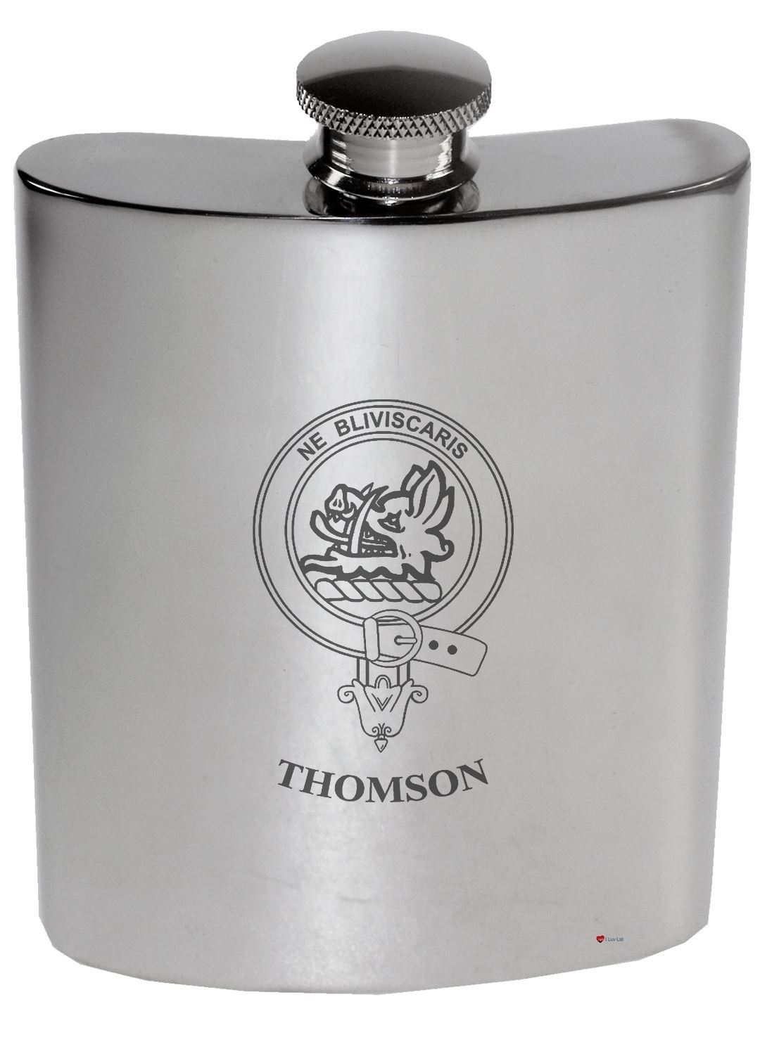 Flacon de rein Thomson en étain anti fuite fiole de poche 6 oz