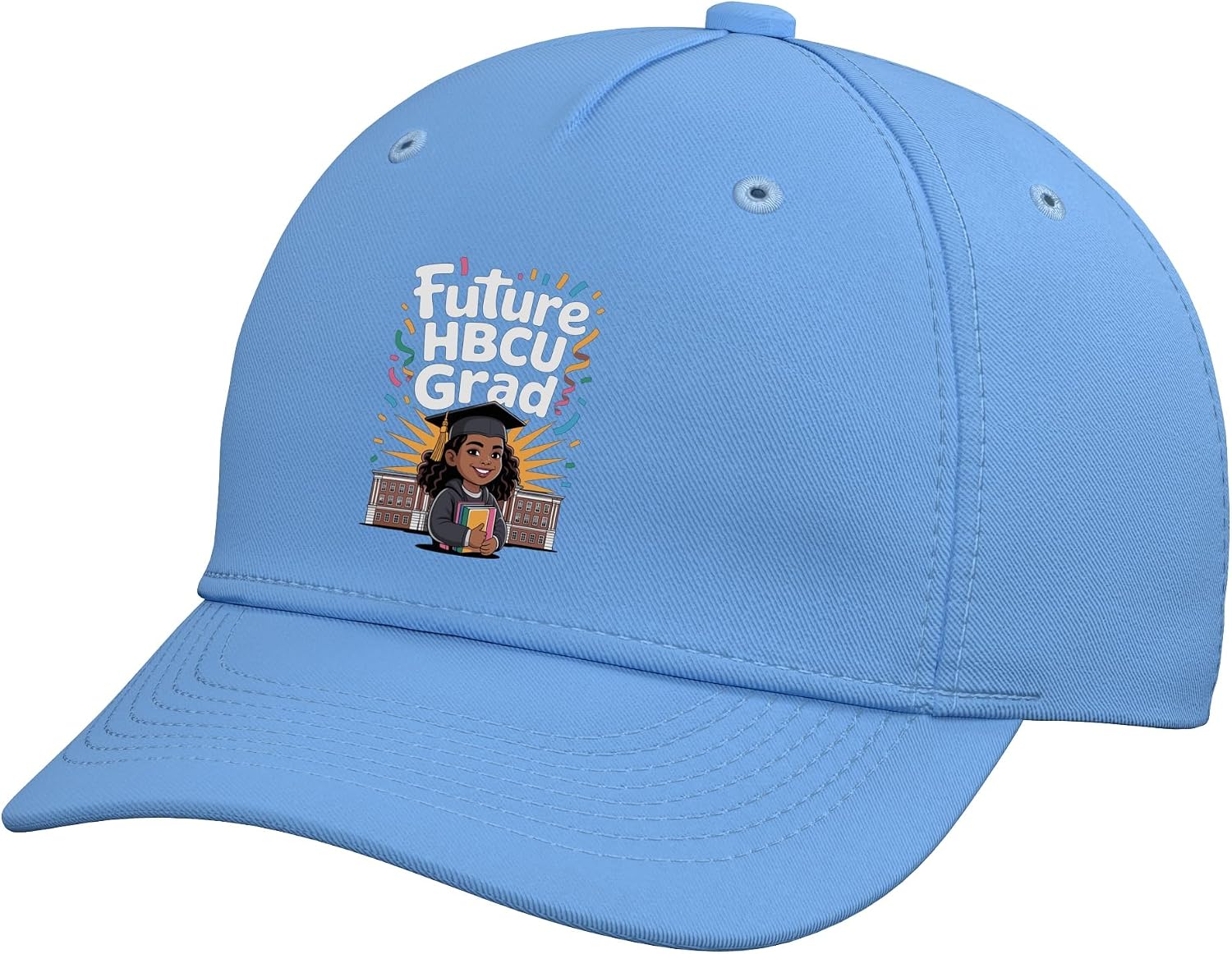 Cool HBCU Graduation Design for Girls Kids Women HBCU Grad Adjustable Baseball Hat