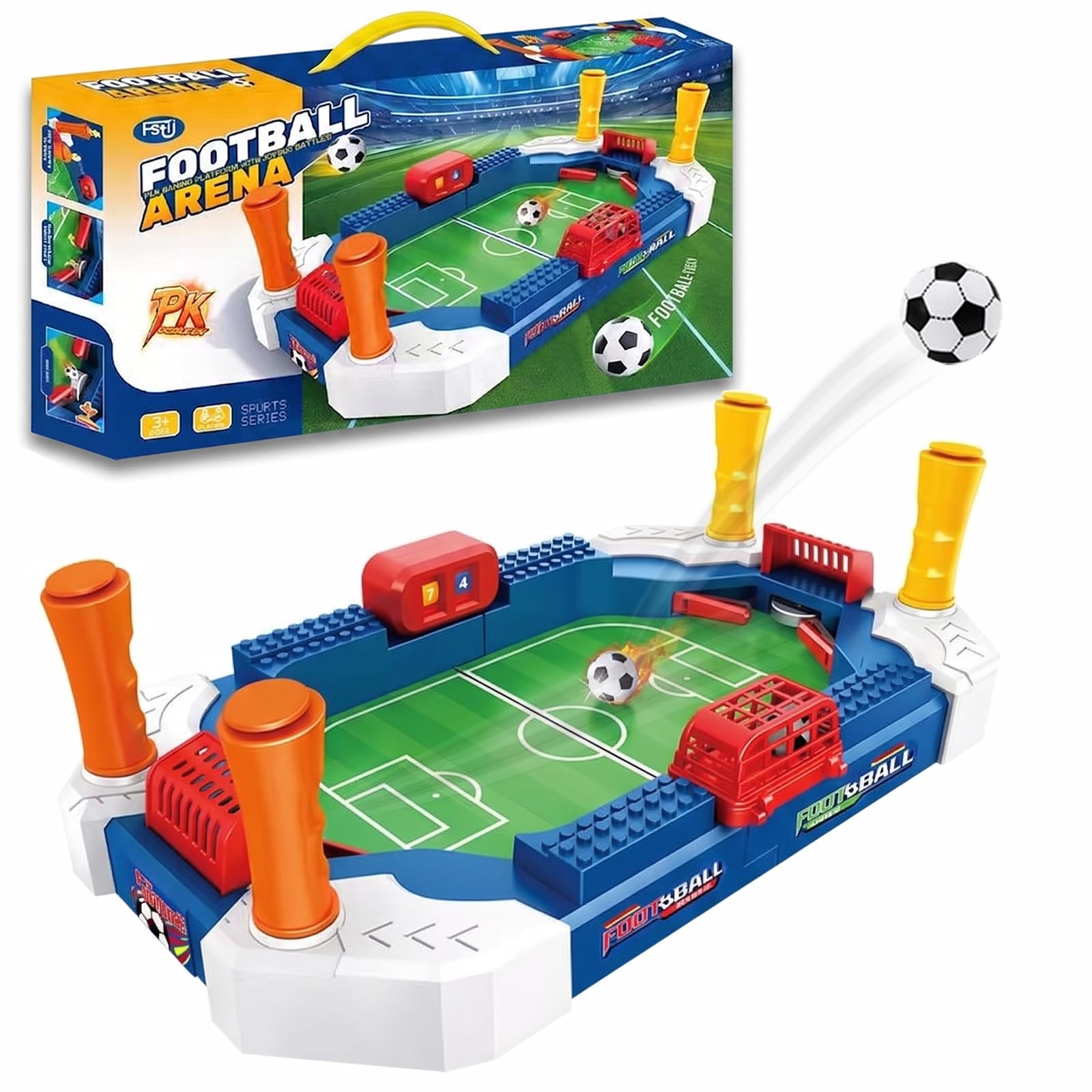 EACHHAHA Tabletop Football Game,Mini Table Soccer Game, Parent-child interactive games,Board Games Toys Christmas Birthday Family Party Game for Kids Adults(Medium) — image 1