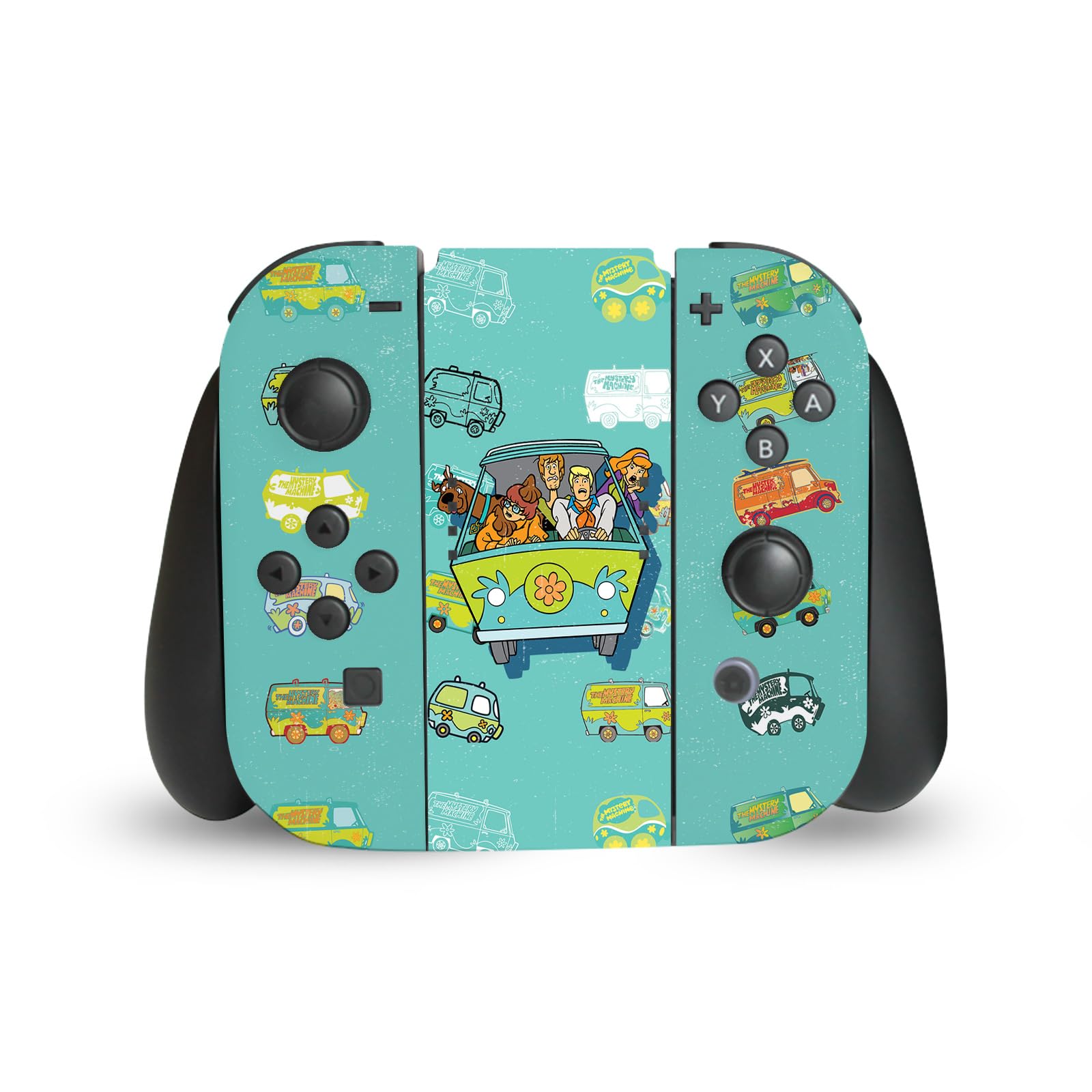 Head Case Designs sous Licence Officielle Scooby-Doo Mystery Inc. Graphismes Vinyle Autocollant De Jeu Peau Autocollant Compatible avec Nintendo Switch Console & Dock & Joy-Con Controller Bundle