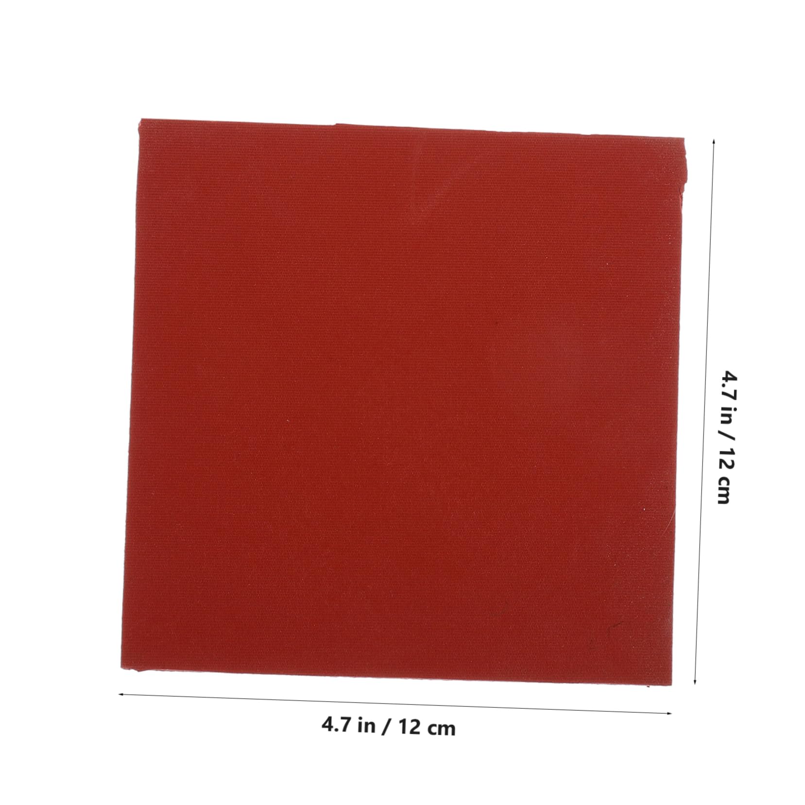 HOMSFOU Machine Pad Coffee Pressing Pad Hot Press Mat Pad Printing Machine Heat Insert Press Sublimation Pillows Press Pad Heat Pressed Pillow Easy Press Mat Silicone Rubber Red