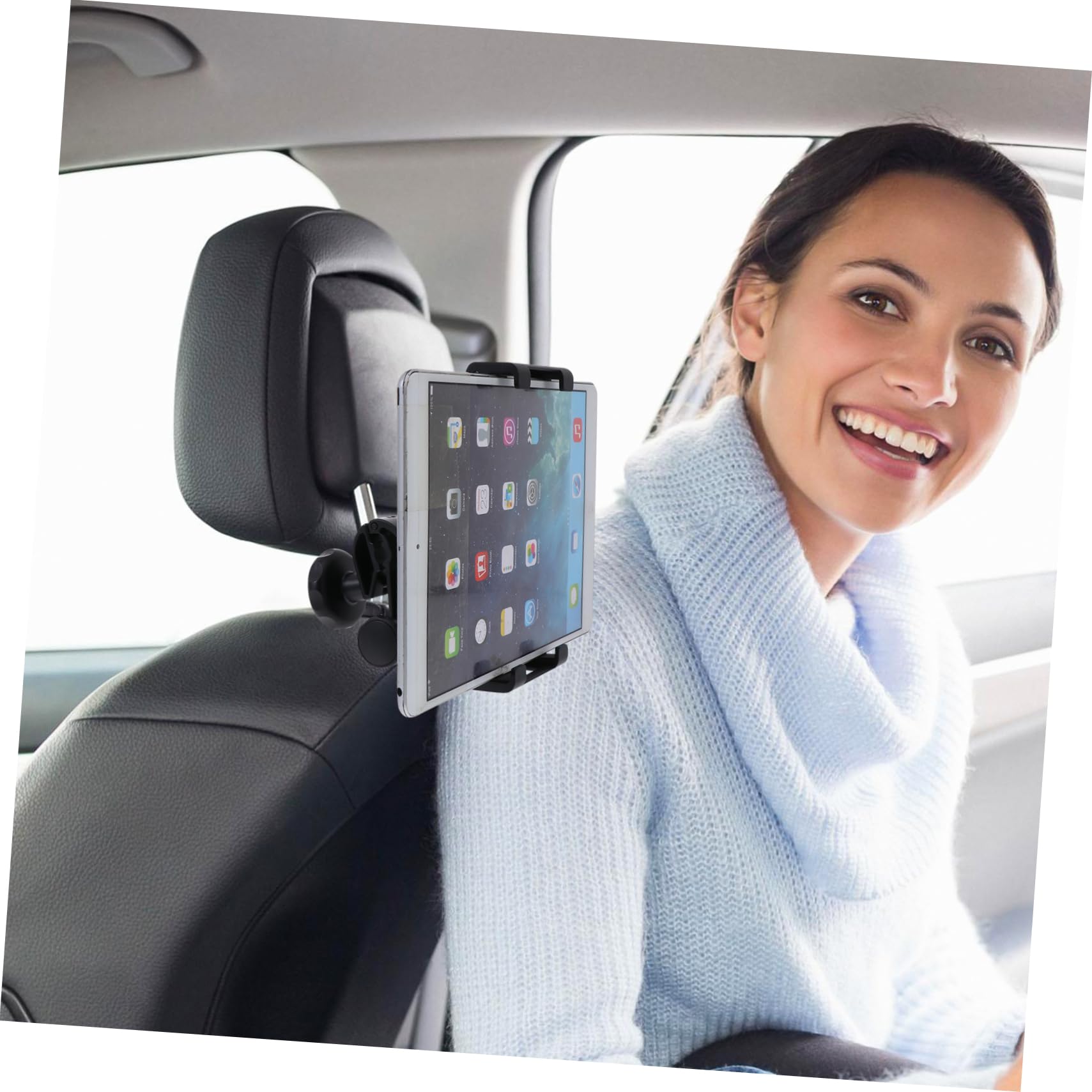 CIYODO Car Shelf Bracket Headrest Bracket Universal Car Tablet Holder Plastic Easy to Install