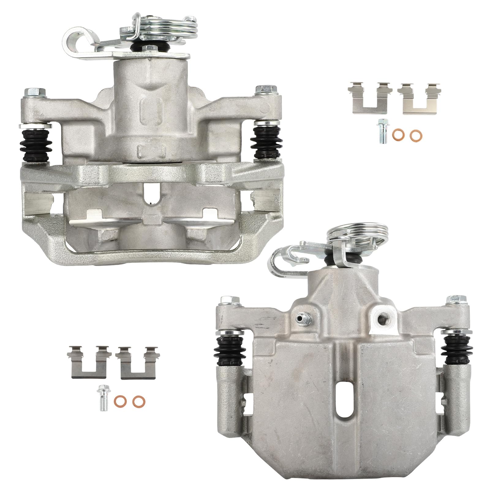 SCITOO 18B5014 18B5015 Rear Left &amp; Right Disc Brake Calipers w/Bracket Fit For Buick For Lucerne 2006-2011,For Cadillac For DTS 2006-2011, Single Piston