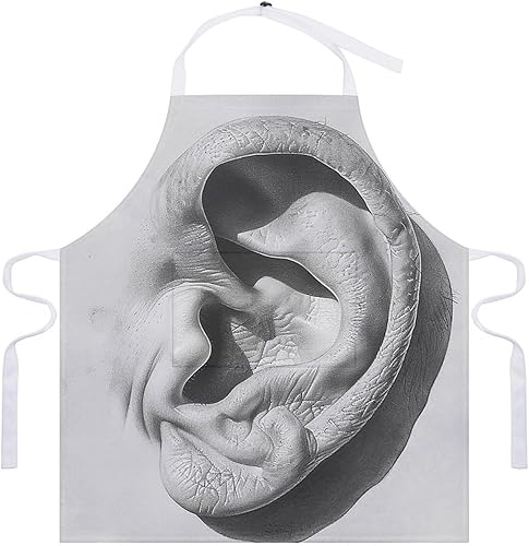 Miniatura 7 de MUSM Delantal para adultos  27.6 x 31.5 pulgadas, delantales de poliéster resistentes con dos bolsillos grandes, delantal de cocina impermeable para