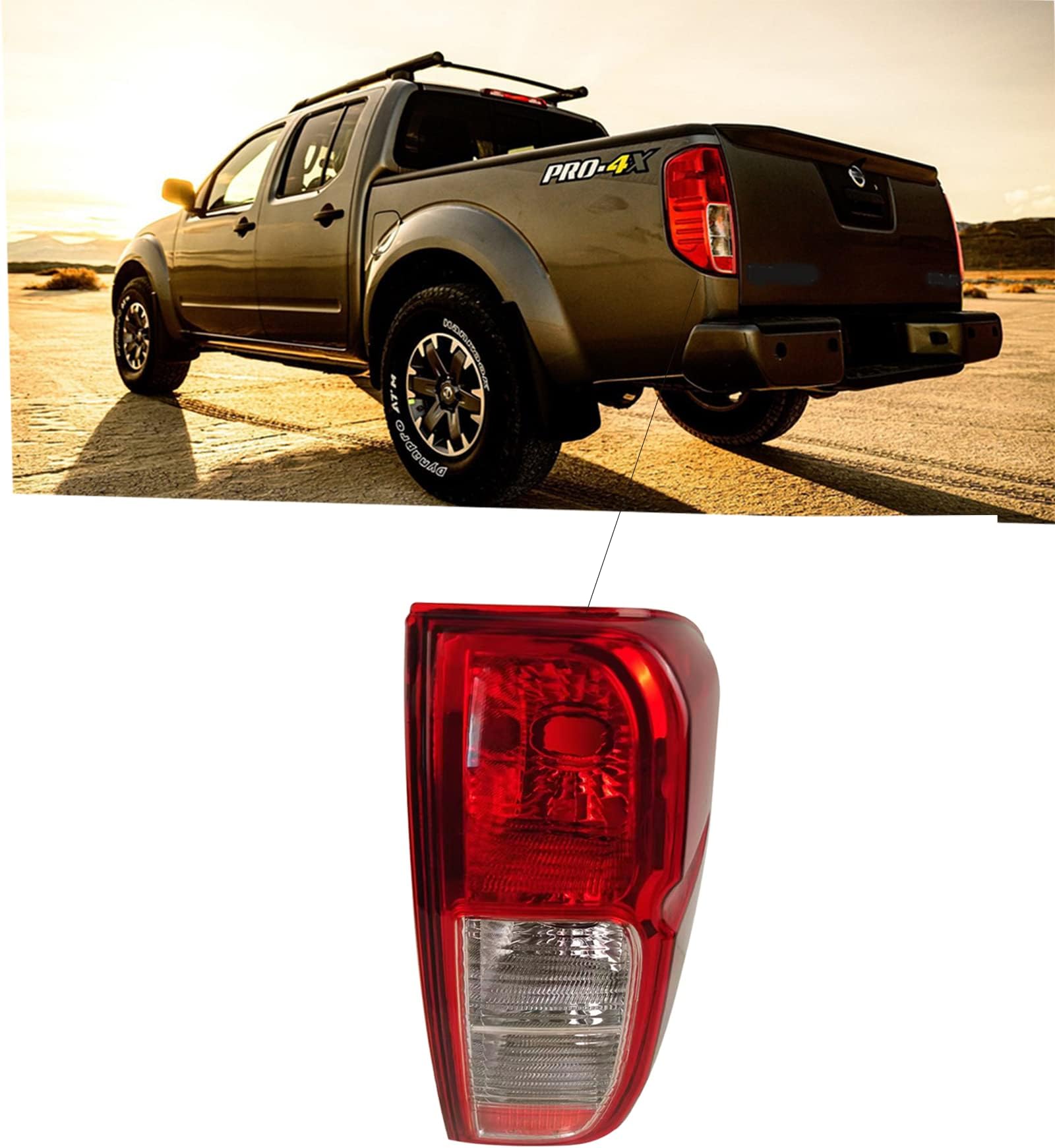 LINLINS Tail Light For Nissan 2005-2021 Frontier 2009-2012 Suzuki Equator Right Passenger Side NI2800170 26550EA825 Taillamp (without Bulb