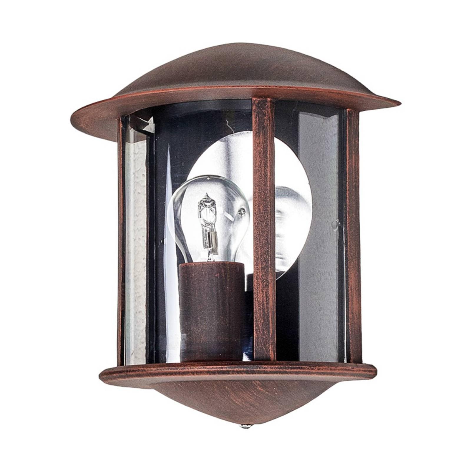Lindby Applique da esterni dimmerabile (Moderno) colore Marrone, in Alluminio applique lampada LED outdoor per facciata/parete terrazzo e balcone