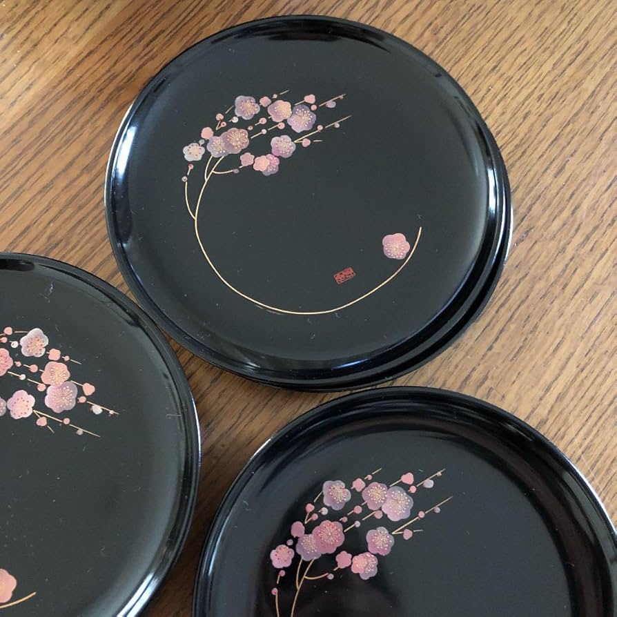 ☆未使用☆会津漆器☆黒 葉書入れ 花かんざし 吹物 篳篥 ケース・袋 【完売】篳篥ケース 垂れ桜蒔絵に透き漆