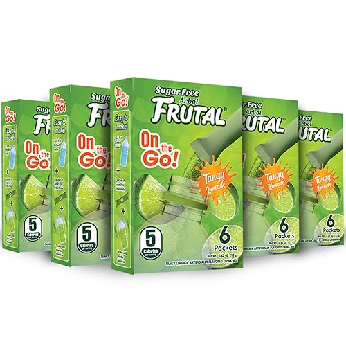 Mezcla de bebida en polvo sabor a lima picante, sin azúcar, sabor a limeade picante sobre la marcha, paquetes de palitos de polvo (30 paquetes de