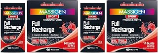 Mass Sport Full Recharge, 14 Buste da 7,5 g, Integratore per Sportivi con Creatina,...