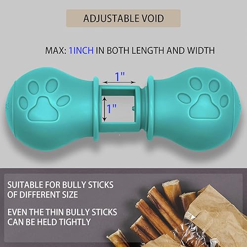 Miniatura 8 de Soporte para palitos para perros, soporte para masticar, dispositivo de seguridad para evitar asfixia (morado, pequeño)