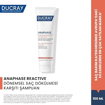 Anaphase Reactive Dönemsel Saç Dökülmesi Ve Yoğunluk Kaybı Yaşayan Saçlar İçin Şampuan 100 ML