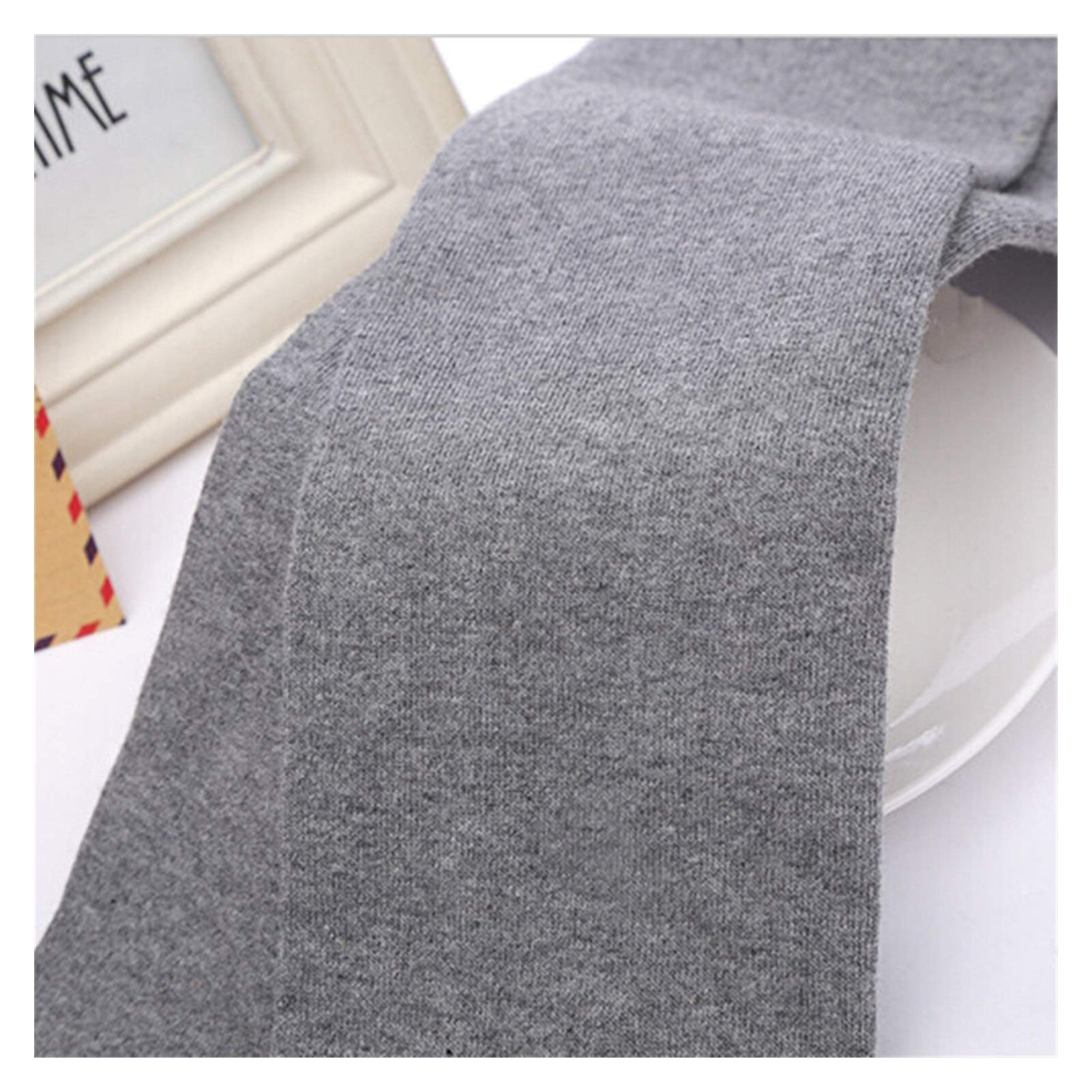 Japanische Lolita Lolita-Band Bogen-Baumwolle-Lange Kniesocken in der Unterseite Warm (Color : Gray)
