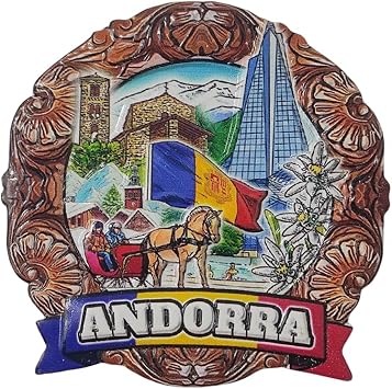 3D Andorra Fridge Magnet Travel Souvenir Refrigerator Decoration Magnetic Sticker Resin Craft Collection