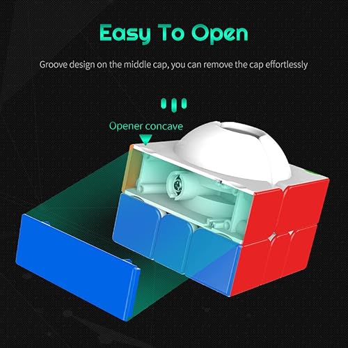 Miniatura 3 de YJ MGC Square 1 Cubo magnético de velocidad SQ-1 Cubo