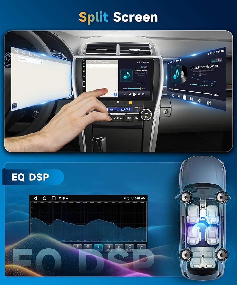 2015 - 2017 Toyota Camry Car Stereo with Wireless CarPlay 4