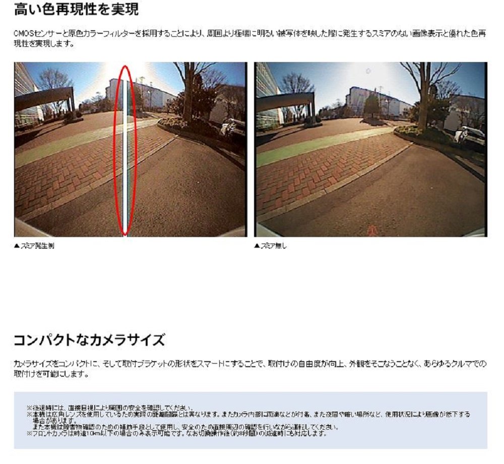 Amazon | パイオニア CYBER NAVI バック/フロントカメラユニット ND