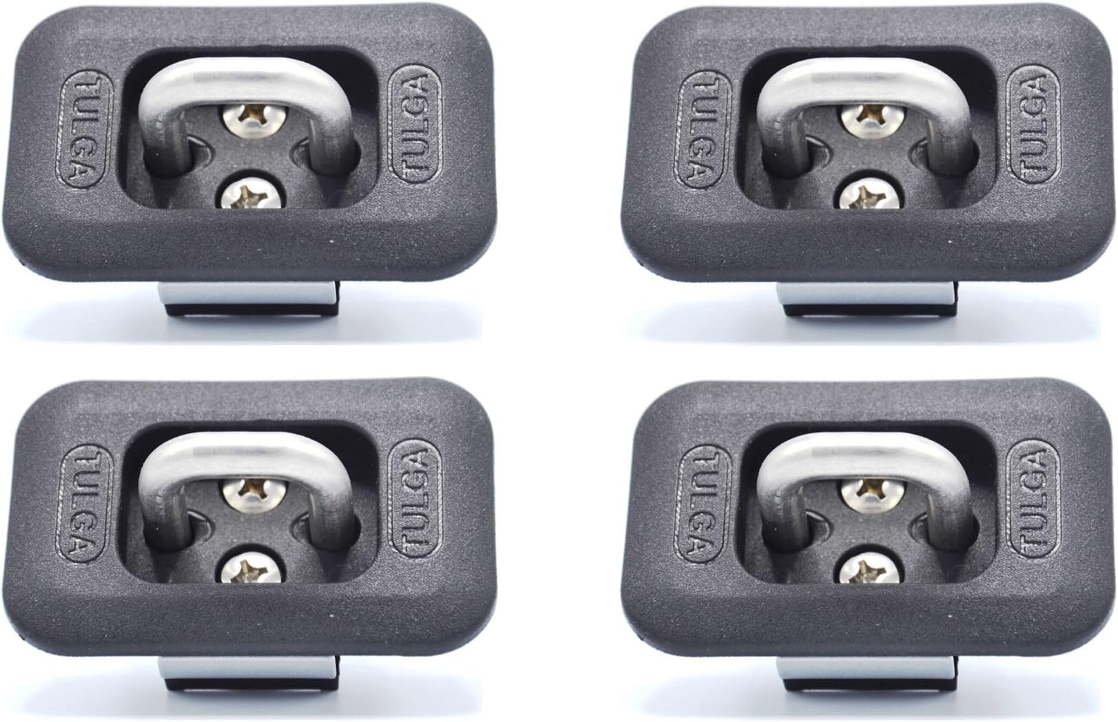 Tie Down Retractable Anchors for Truck Bed 4 Pieces Pack Hook Ring for Pick Up Trucks 98-14 Ford F Series Ranger, 99-13 GMC Sierra, 95-19 Dodge RAM Accessories