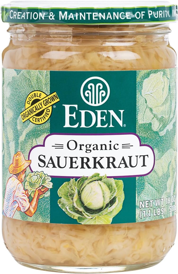 Arisan Organic Sauerkraut, 18.0 oz (510 g), Eden (Rice)