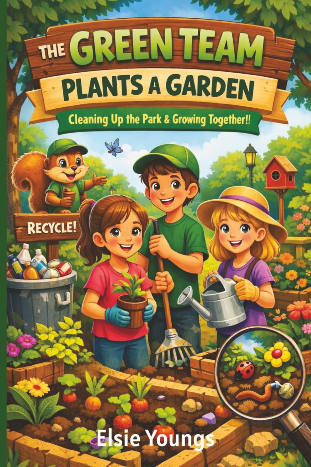 The Green Team Plants A Garden: A Kids’ Chapter Book About Recycling, Gardening, and Teamwork (Ages 6–9). Small Heroes. Big Planet. Real Change. (The Green Team Adventures)