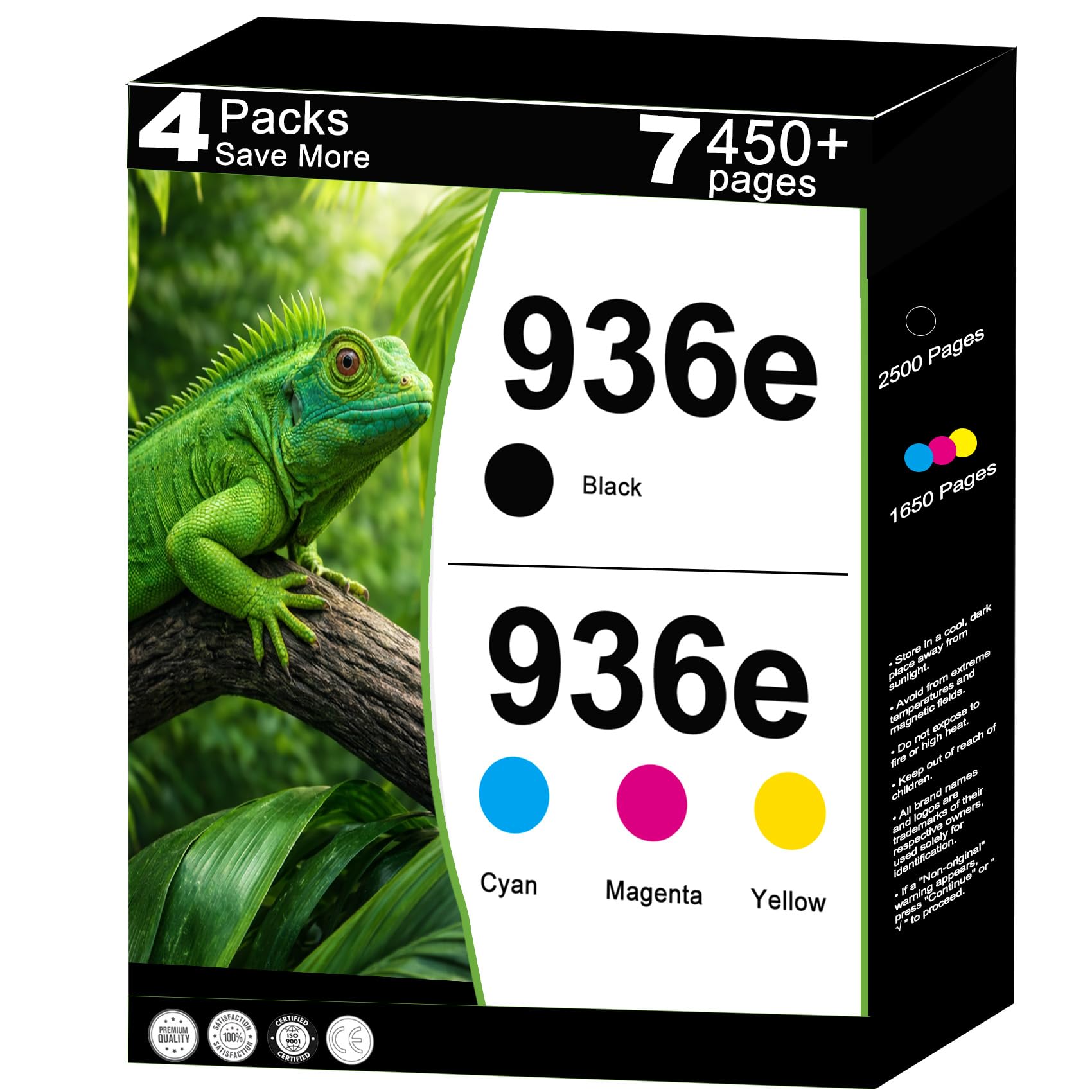 Photo 1 of KUF 936-K3C Ink Cartridges (4-Pack)