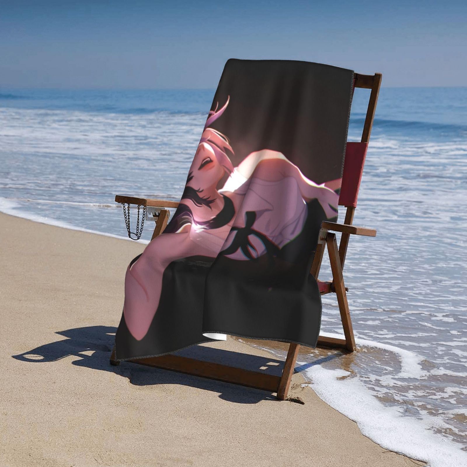 Amazon｜バスタオル チェンソーマン レゼ ビーチタオル 大判 肌に