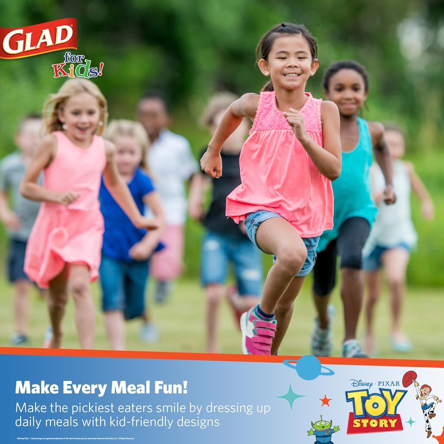 Glad for Kids Disney Pixar Toy Story Disposable Paper Cups, Light Beams - Soak Proof, Kid-Friendly Drinking Cup for Everyday Use, 9 Ounce, 24 Count - 10 Pack