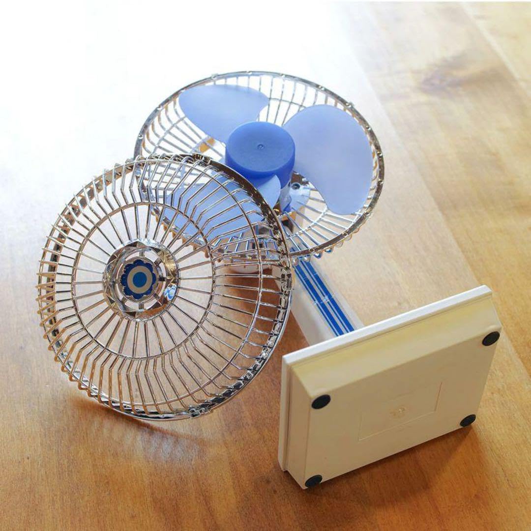Amazon.co.jp: ミニ 卓上扇風機 レトロファン 3枚羽 デスク