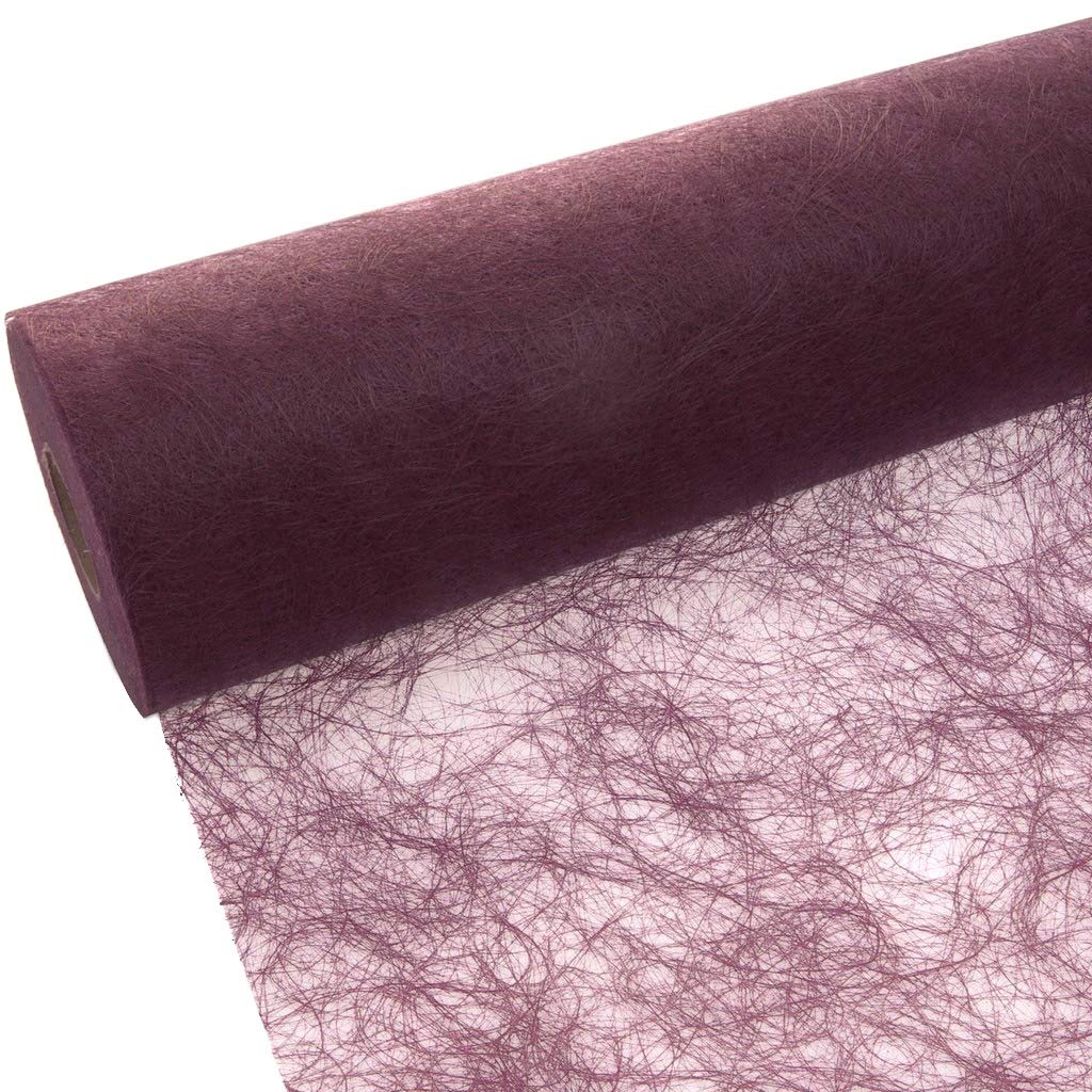 Deko AS GmbH Table Runner, Fleece, Bordeaux