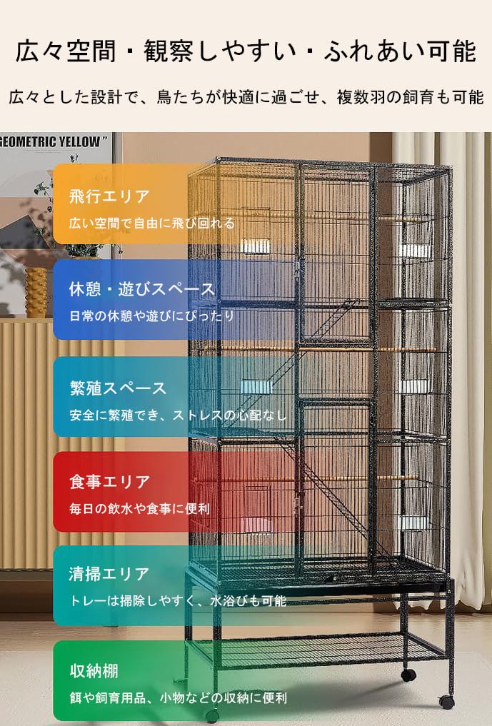 鳥籠　３セット。３羽用寝桶 大特価 鳥籠3セット。3羽用寝桶 鳥かご・パーツ類 - 鳥かご