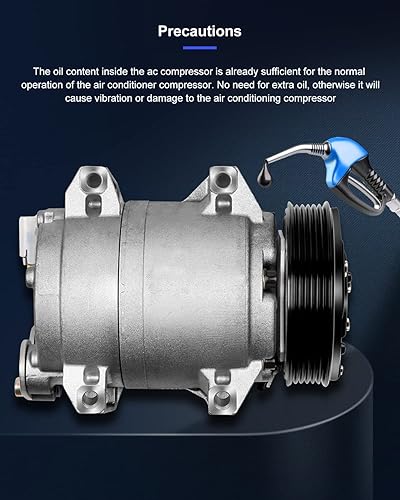 Vista 137 de ECCPP Compresor de A/C con embrague 2014-2018 apto para Ford Focus 2.0L AC Compressor