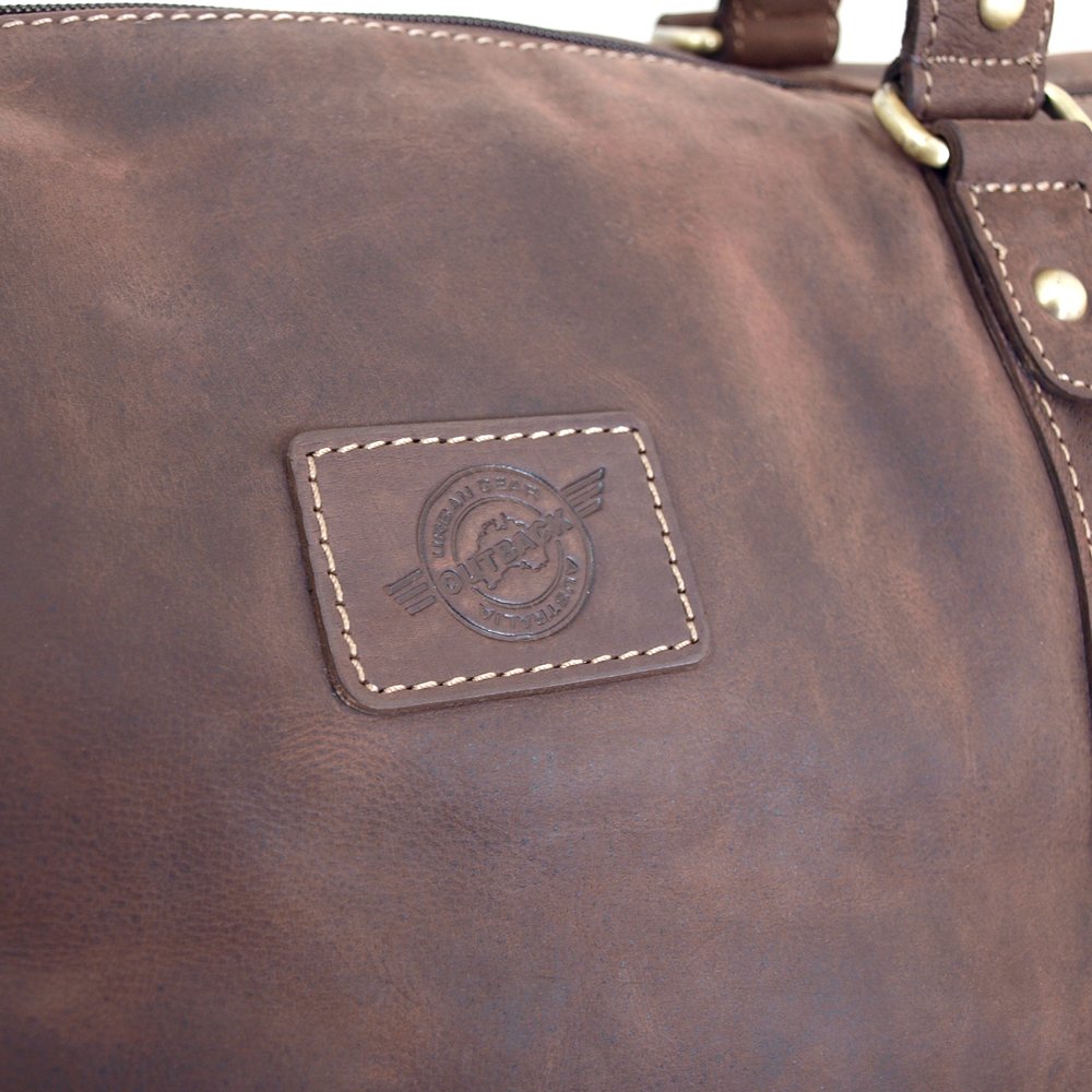 Shalimar Kilmore Reisetasche aus geöltem Leder im Vintage-Stil, 65 x 23 x 29 cm