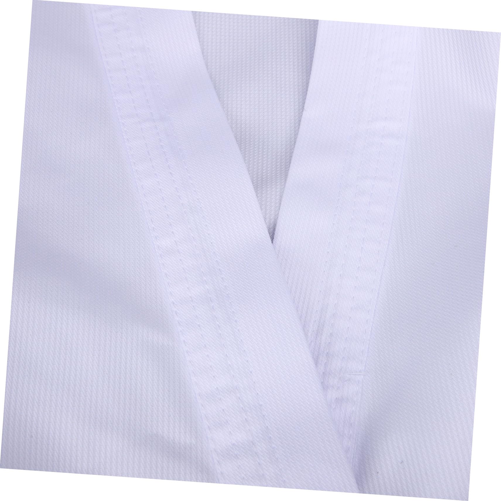 COLLBATH Uniforme de Taekwondo Adulte Blanc Respirant Tissu Solide Ceinture Réutilisable 160 cm Arts Martiaux