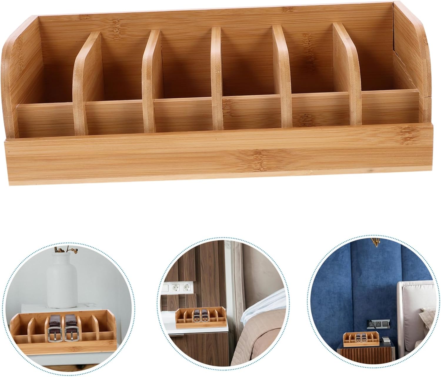 CHILDWEET Belt Display Box Dividers Stylish Waistband Storage Organizer for Closets and Space-Saving Compartment Design for Use and Performance