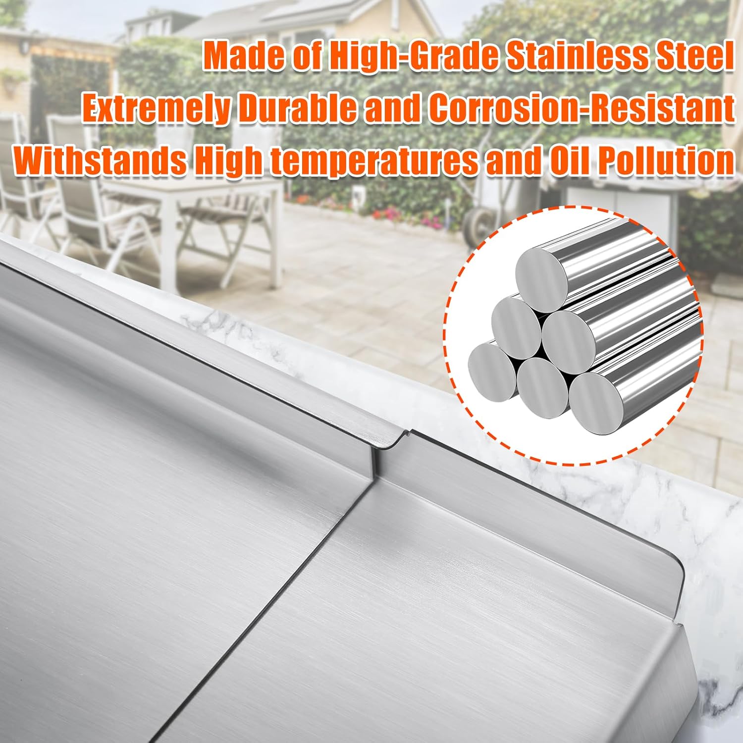 Hisencn Grill Induction Fan Kit Replacement Parts for All Pit Boss & Traeger & Camp Chef Wood Pellet Grills, 20-41" Drip Tray for Traeger Ironwood 650/885, 22/34/780