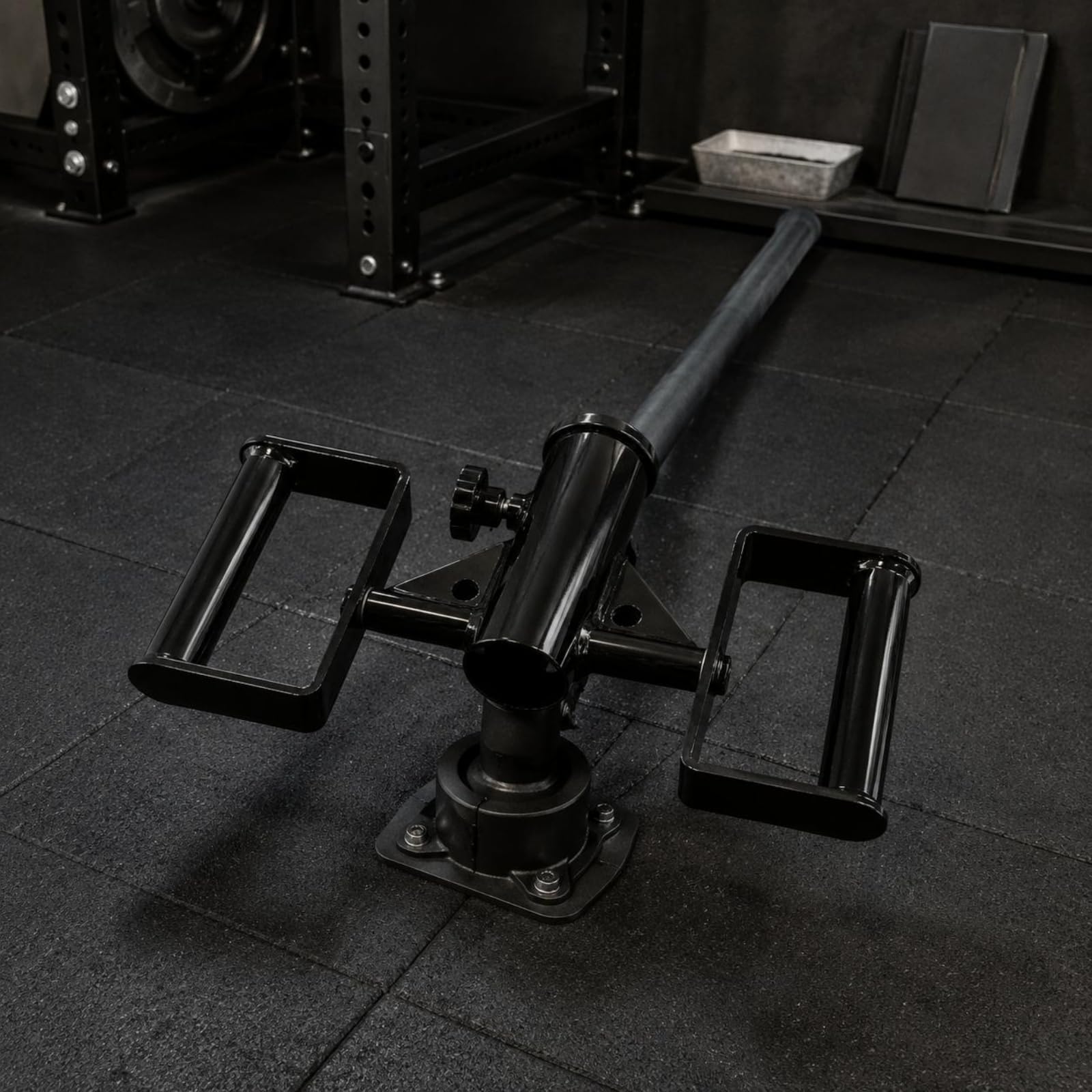 Harilla Mango de Entrenamiento Fitness Accesorio de Barra Empuñadura de Gimnasio Asa para Diseño con Agarre Rectangular Control de Movimiento Cuerpo de Acero