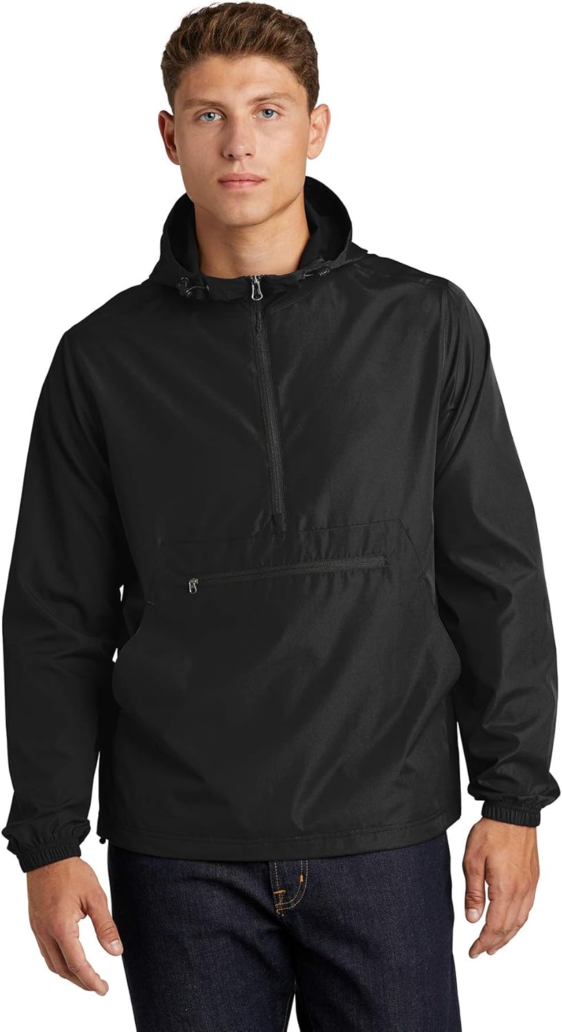 quarter zip pullover windbreaker