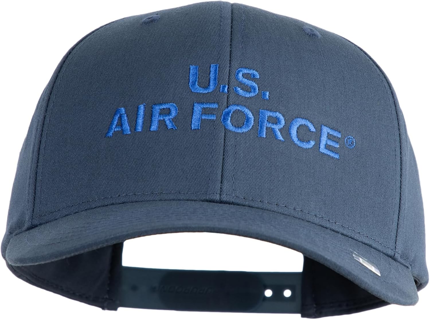 e4Hats.com US Air Force Navy Letter Embroidered Retro Cotton Blend Snapback Cap