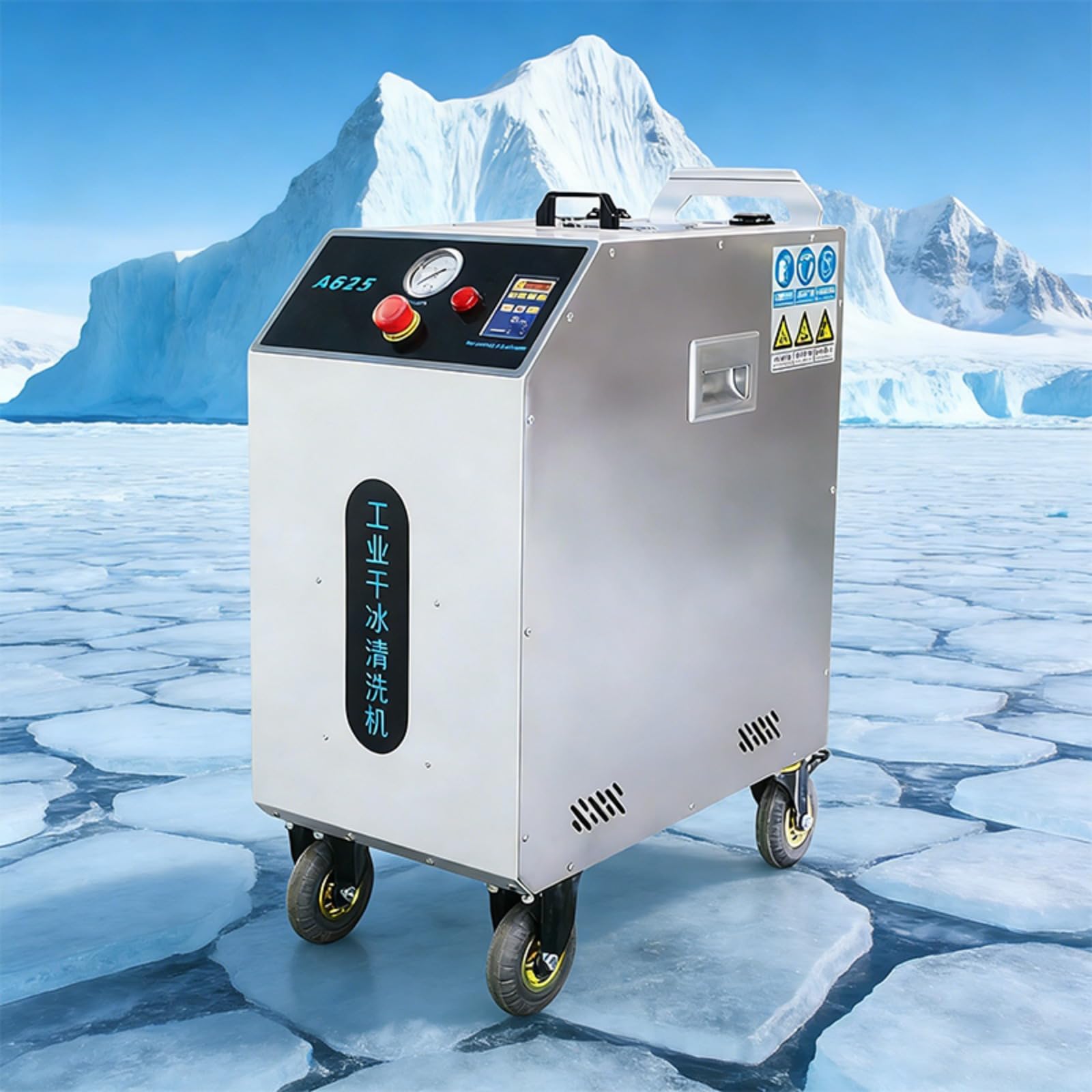 Macchina industriale di pulizia del ghiaccio secco di pulizia non abrasiva Progetti di pulizia di ghiaccio secco MachineSurface Preparazione e attrezzature di pulizia