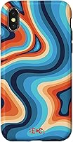 Vista 5 de iPhone XR Retro Groovy Liquid Swirl Wave - Carcasa para iPhone XR