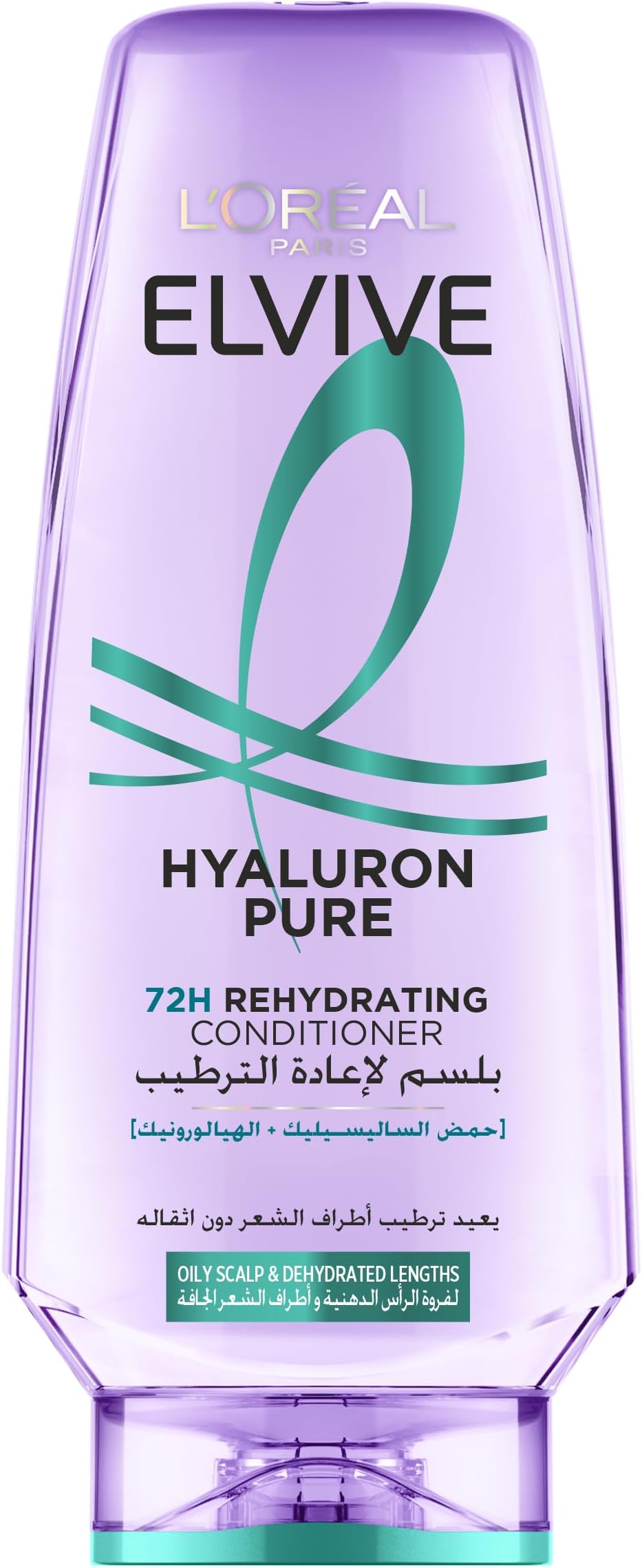 L’Oréal Paris L'OREAL Elvive Hyaluron Pure Conditioner For Oily Scalp & Dehydrated Lengths - 200ml