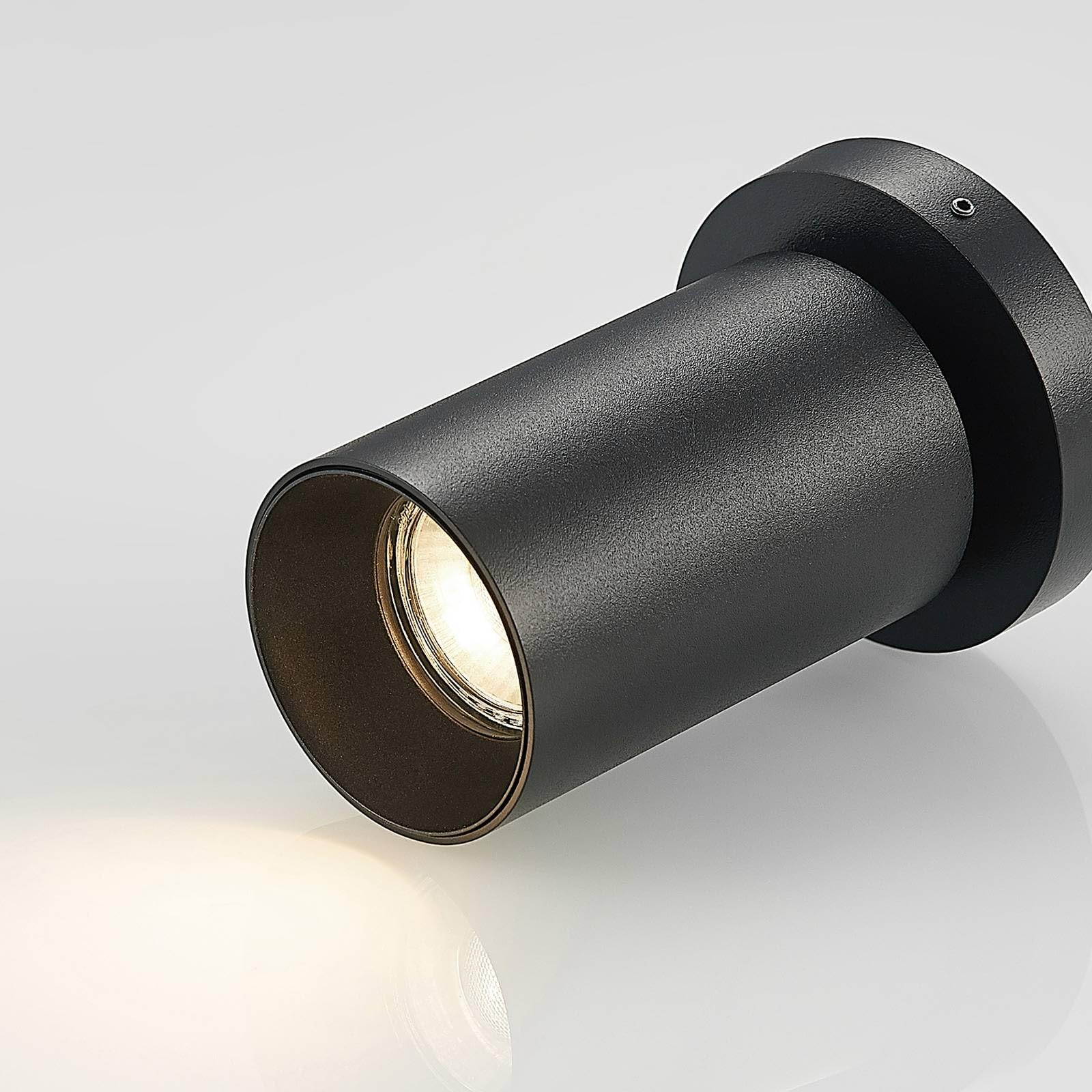 Arcchio Lampadario con Faretti Interno, Da Soffitto Ruotabili Di 350° E 90° Plafoniera Led Spot Orientabili Moderno 3x Gu10 Nero