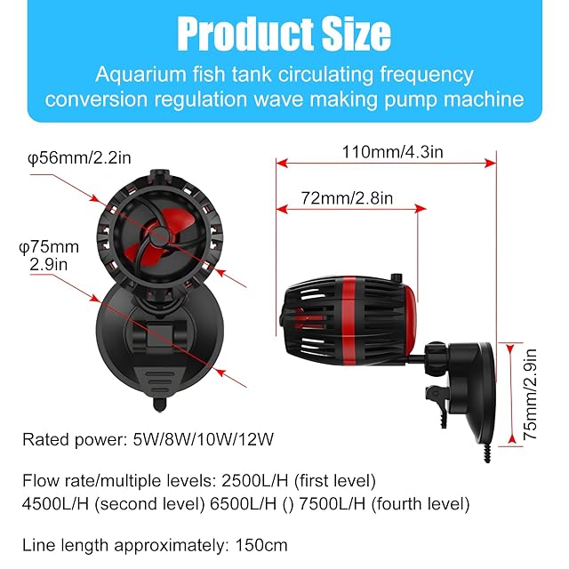 Foto 2 de 7 de Bomba Para Hacer Ondas De Acuario: Wave Maker Bomba Circulación, Con Controlador