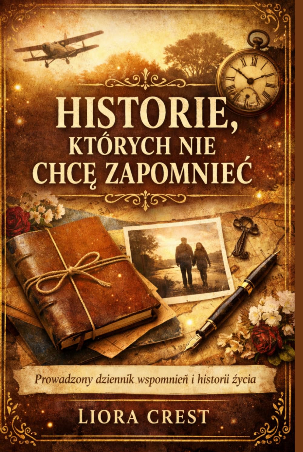 Historie, których nie chcę zapomnieć: Prowadzony dziennik do uwieczniania historii Twojego życia, wspomnień i dziedzictwa