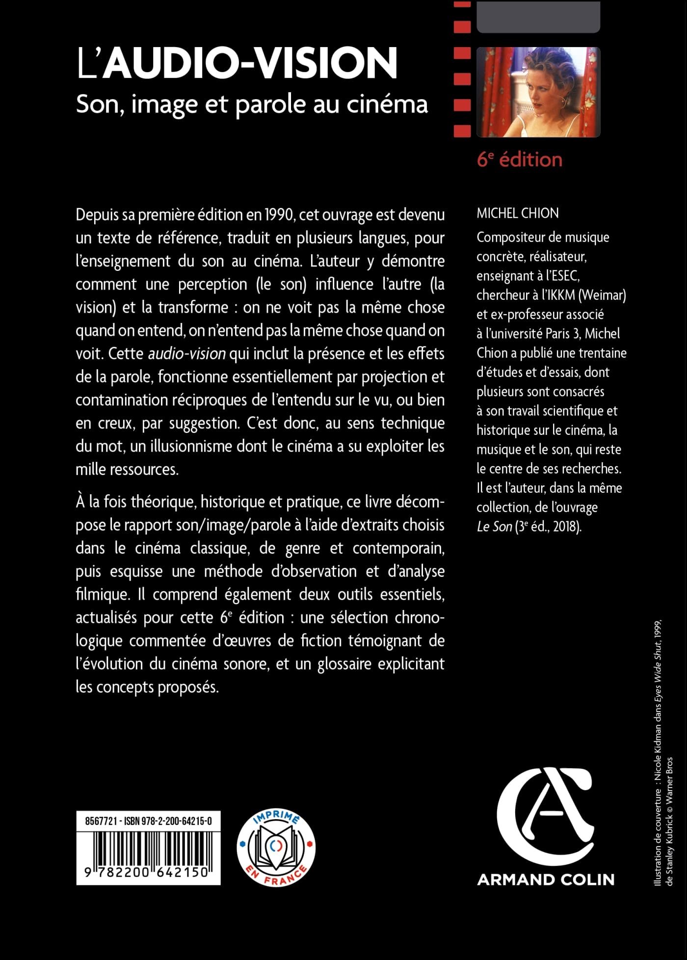 L'audio-vision - 6e éd.: Son, image et parole au cinéma